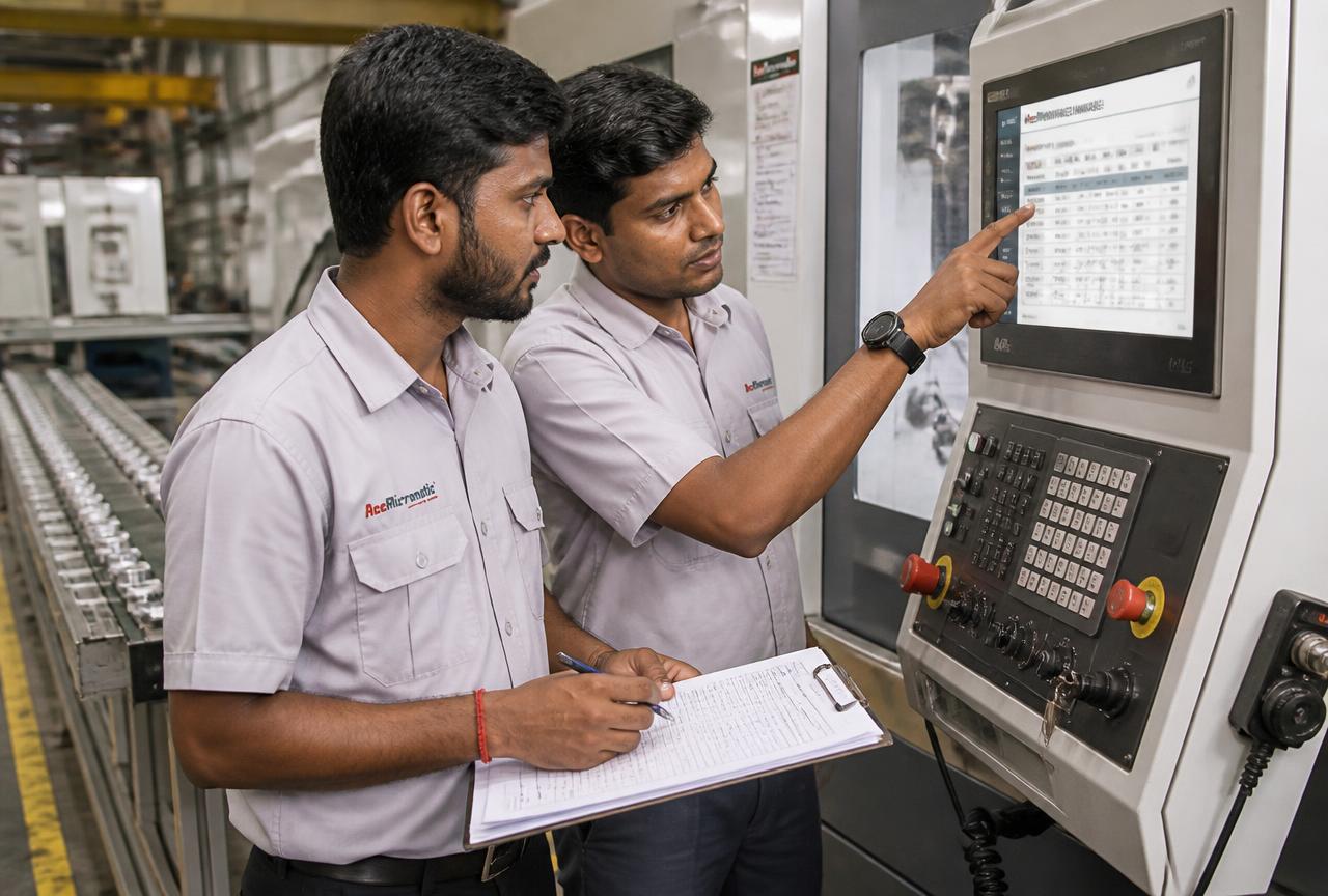 Predictive maintenance software system monitoring motors, pumps, and CNC machines